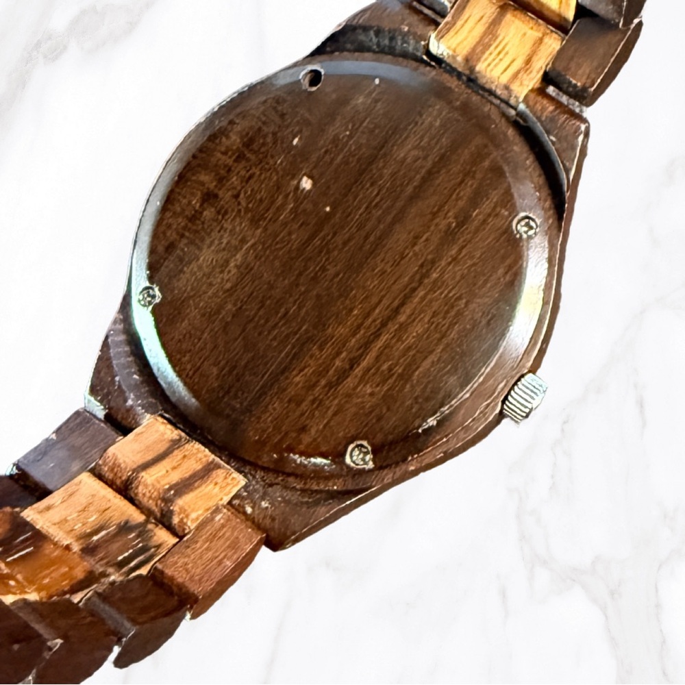 Treehut Men’s Wooden Watch – Mixed Wood with Wooden Dial - Picture 5 of 5